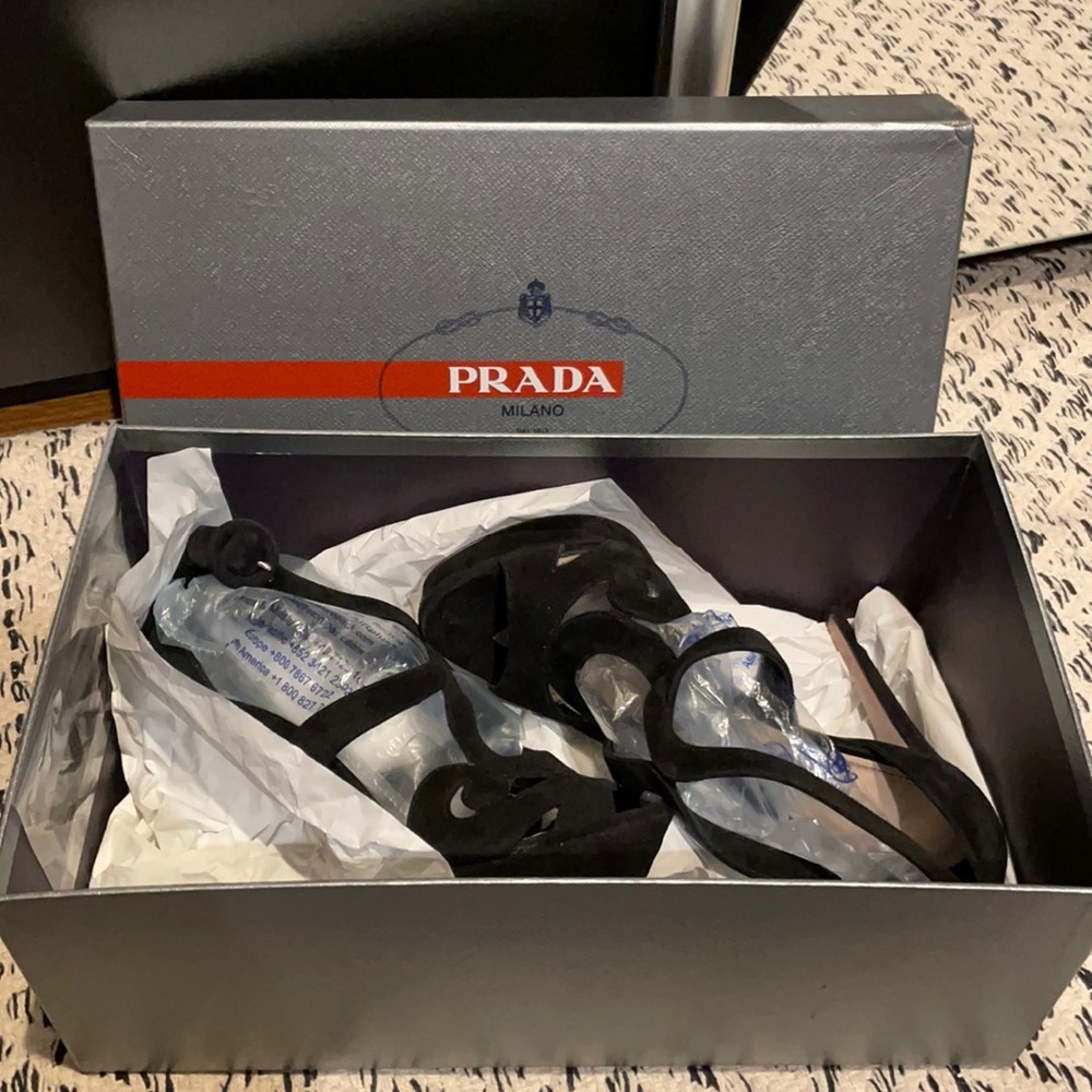 Prada Black Heels